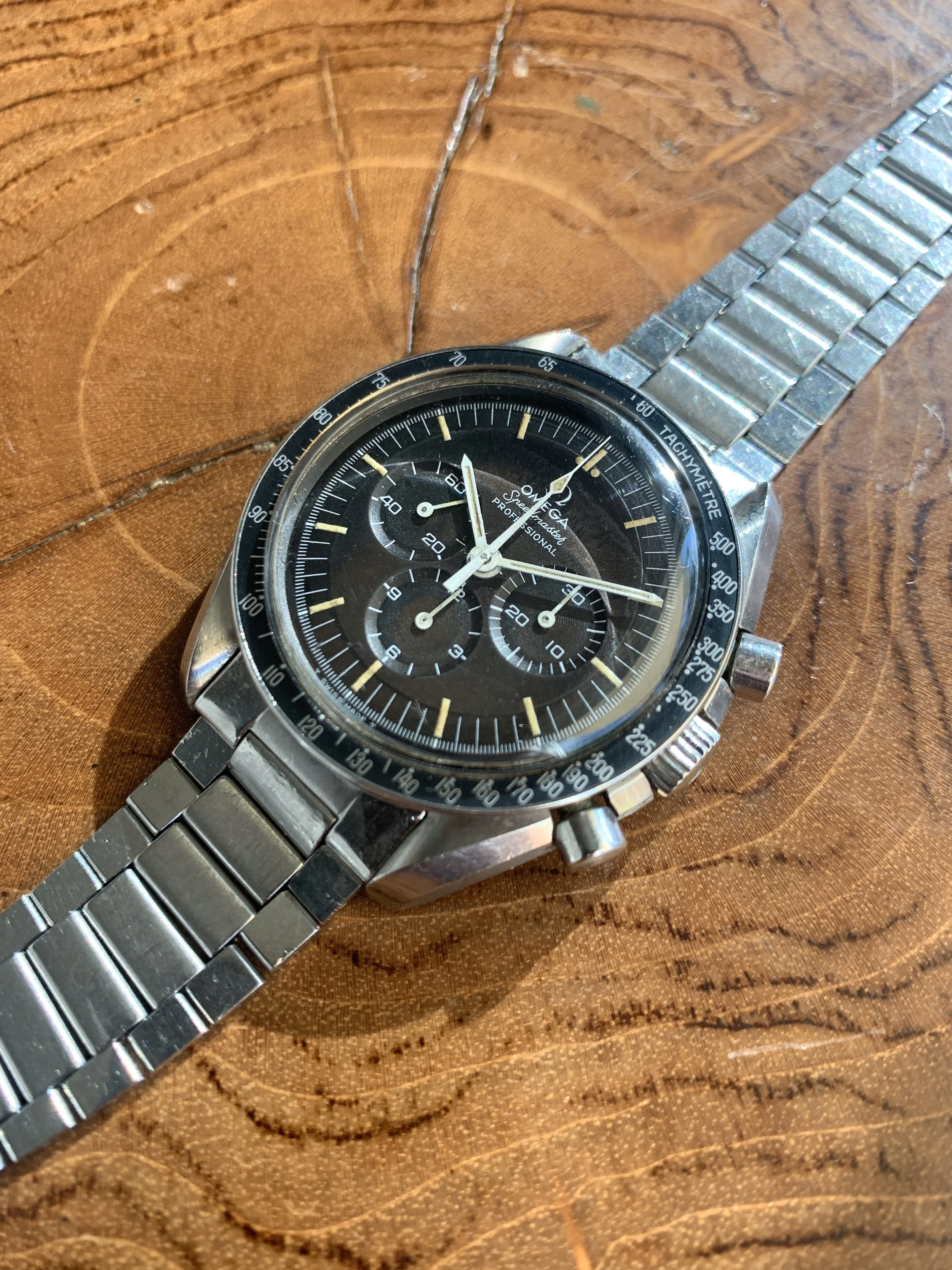 1970 Omega Speedmaster 69ST Tropical Dial — Shiny Happy Objects